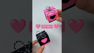 Gift Box 💝 Easy Paper Box  Valentine’s Day Box DIY Craft  Cute Gift Idea  How to Make a Paper Box [upl. by Leonor911]