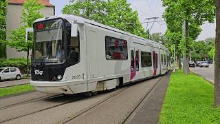 Tram Grenoble Ligne C  Retournement FlandrinValmy [upl. by Kreegar]