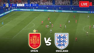 Spain VS England  UEFA EURO 2024  FINAL  Live Score  EaFc24  PS5 [upl. by Herculie907]