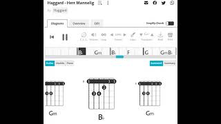 Haggard  Herr Mannelig  Guitar Chord [upl. by Diva]