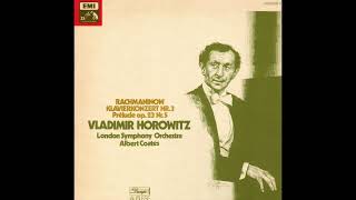 Vladimir HorowitzCoates Rachmaninoff Concerto No 3 Op 30 1930London Symphony Orchestra [upl. by Darell]