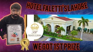 Hotel Falettis  Dinar Hotel Falettis  We Got 1st Prize Hotel Falettis Mall off Lahore 2024 [upl. by Falcone]