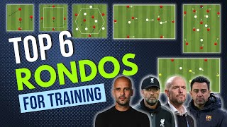 6 Best Soccer Rondo Drills to IMPROVE Your Team [upl. by Reede]