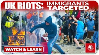 THE UK RIOTS HAVE TURNED INTO A RACIAL WAR PT1 [upl. by Dleifrag323]