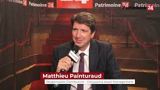 Interview avec Matthieu PAINTURAUD Groupama AM  Patrimonia 2024 [upl. by Stalk]