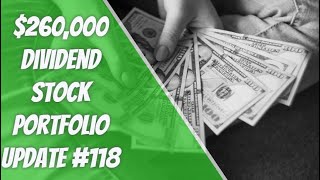 260000 Dividend Stock Portfolio Update 118 M1 Picks Weekly Buy fire stockmarket passiveincome [upl. by Kirstyn225]