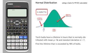 Casio Classwiz Normal Dist 3 [upl. by Attekahs859]