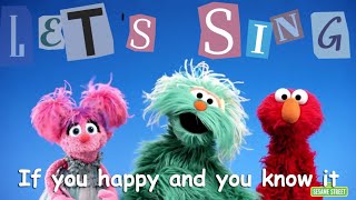 If Youre Happy And You Know It Song  Sesame Street  BaDoDo Tv [upl. by Fidelas]