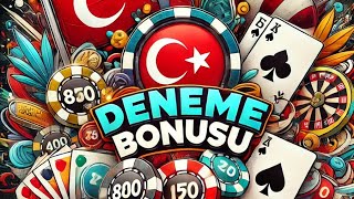 500₺ Deneme Bonusu Veren Siteler 100₺ yatırımlı [upl. by Sivahc]