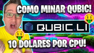 ✅COMO MINAR QUBIC✅ 10 DOLARES DE GANANCIAS POR CPU🤑 bitcoin bullrun qubic minería finance [upl. by Arihsat836]