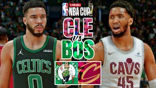 NBA CUP 2K25 CELTICS vs CAVALIERS  PS5 PRO GAMEPLAY 4K UHD [upl. by Hallock]