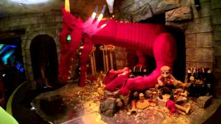 The Dragon Roller Coaster Full On Ride HD POV  Legoland Windsor Resort [upl. by Daron]