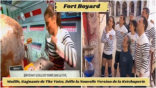 Fort Boyard  Maëlle Gagnante de The Voice Défie la Nouvelle Version de la Ketchuperie [upl. by Alihet]