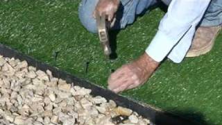 Realgrass at Home Depot Synthetic Artificial Turf Installation [upl. by Occir]