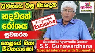 Specialist Ayurvedic Doctor SS Gunawardhana Special interview with Subanetha [upl. by Lramaj]