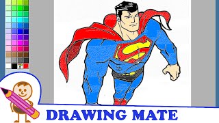 Superman coloring pages colouring book sheets ♥ Kolorowanki Malowanki Gry dla dzieci Supermen [upl. by Octavius]