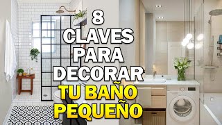 COMO DECORAR UN BAÑO PEQUEÑO LO QUE DEBES SABER [upl. by Lallage]