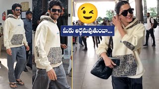 Rashmika Mandanna and Vijay Deverakonda Wore Same Hoodie  Something Is Happening 😉❤ [upl. by Lachman]