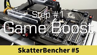 Game Boost overclocking MSI X99A Gaming Pro motherboard  SkatterBencher 5 [upl. by Eittod]