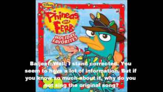 Phineas and Ferb Holiday Favorites  Good King Wenceslas Extended LyricsHD [upl. by Harneen]