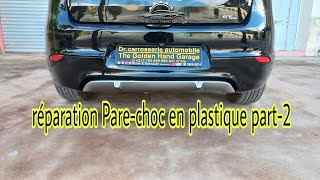 Tutorielréparation Parechoc en plastiqueToutes les étapes part2 [upl. by Remmer898]