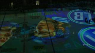 Vancouver Canucks Pay Tribute to Luc Bourdon  HD [upl. by Okihsoy]