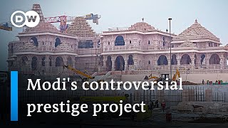 Why Indias Ayodhya Ram Mandir temple inauguration is so controversial  DW News [upl. by Anhoj]