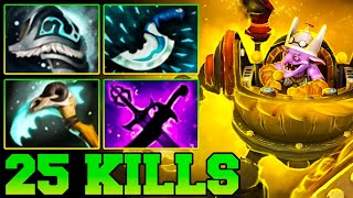 25 Kills Timbersaw  TimberSaw Dota 2 Offlane Guide Pro Gameplay Skill Carry Build 735 [upl. by Amolap]