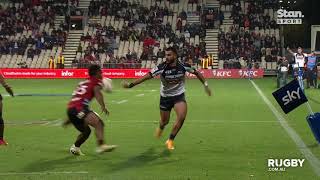 Rob Valetini scores but Noah drags the kick for the Brumbies against the Crusaders [upl. by Nomaj]