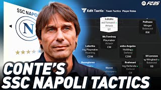 MASTERING ANTONIO CONTES NAPOLI TACTICS IN EA FC 25 [upl. by Llennhoj]