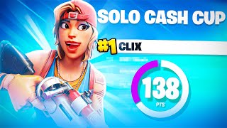 How I got 1ST PLACE in the SOLO CASH CUP 🏆  Clix [upl. by Dorry135]