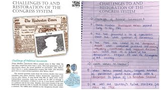 NCERT Class 12 Political Science ch 5 Challenges to and Restoration of Congress System [upl. by Tonry]