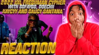 THIS HAS TO STOP  2022 XXL Freshman Cypher SoFaygo Doechii KayCyy and Saucy Santana REACTION [upl. by Digirb]