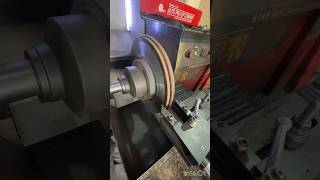 Disc brake facing on lathe machine  disc brake refacing  brake repairing [upl. by Pelag562]