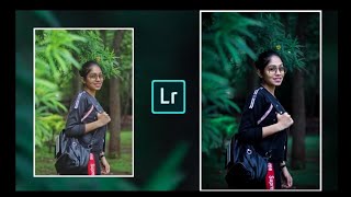 How to Edit MOODY GREEN  Lightroom Mobile Tutorial [upl. by Ettenowtna507]