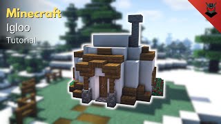 Minecraft How to Build an Igloo  Starter House Tutorial [upl. by Yaras45]