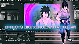 XENOZRetuurn Effects Tutorial After Effects [upl. by Eahsram]