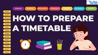 How to prepare Timetable for studies  How to prepare Timetable for studies  Letstute [upl. by Akiemahs]