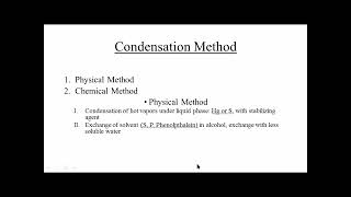 Preparation of colloids by condensation method [upl. by Blackington]