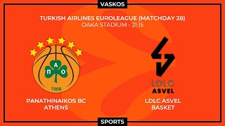 🔴 LIVE  ΠΑΝΑΘΗΝΑΪΚΟΣ AKTOR  ΒΙΛΕΡΜΠΑΝ  EUROLEAGUE  PANATHINAIKOS  VILEURBANNE  832024 🔴 [upl. by Coffey474]