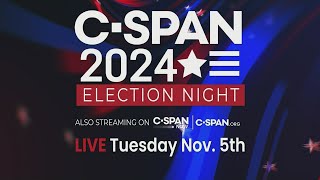 CSPANs 2024 Election Night Coverage [upl. by Ellasal191]