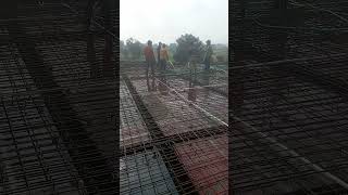 Slab roof casting l civil engineer [upl. by Idok]