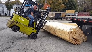 TOP 25 Amazing Forklift Operator Fails  Fastest Idiots Forklift Truck amp Car Driving Win Skills 2 [upl. by Elyak]