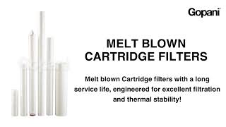 Melt Blown Cartridge Filters [upl. by Stein]