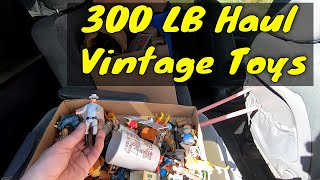 300 lb Vintage Toy Haul ReSelling On eBay [upl. by Alba]