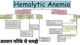 Hemolytic Anemia  Classification Lab Diagnosis amp Findings in Hindi [upl. by O'Reilly]