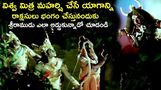 LORD RAMA WHO STOPPED THE DEMONS  SAMPOORNA RAMAYANAM  NT RAMA RAO  PADMINI  V9 VIDEOS [upl. by Mycah]