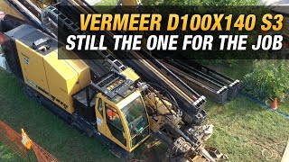 The Vermeer D100x140 S3 horizontal directional drill is still the one for the job  Vermeer [upl. by Kelsi675]