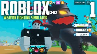 WEAPON FIGHTING SIMULATOR GAMEPLAY 1  ROBLOX [upl. by Opportuna]