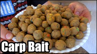 Making Boilies for Carp Fishing Home Made Carp Bait Recipe [upl. by Beauchamp]